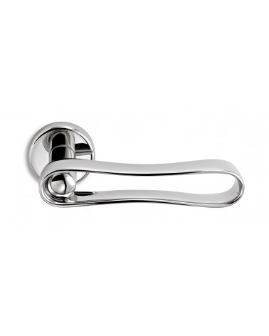 Puxador de porta cromo polido Ento Infinito puxador design
