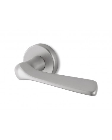 Puxador de porta cromado acetinado Ento Dafne puxador design