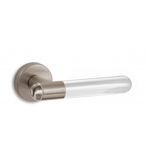 Puxador de porta em latão e cristal Ento Drop puxador design