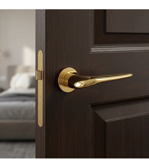 Puxador de porta ouro polido JULIA puxador design