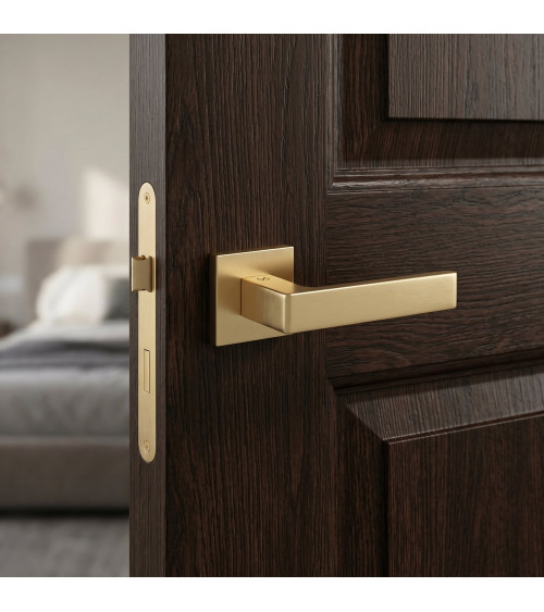 Puxador de porta ouro mate Apollo puxador design
