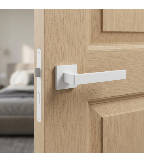Puxador de porta branco APOLLO design