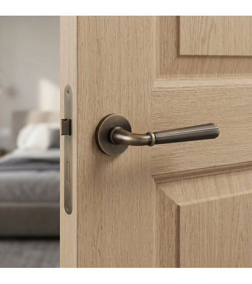 Puxador de porta cor bronze CASCADA puxador design