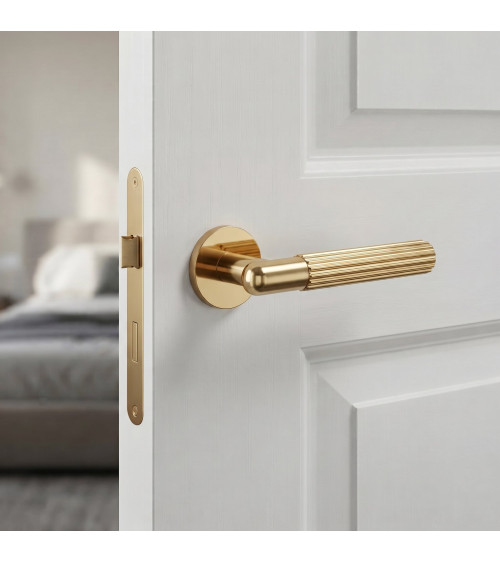 Puxador de porta ouro polido LIVIA design
