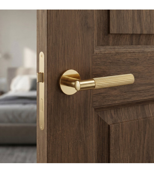 Puxador de porta ouro polido LIVIA design