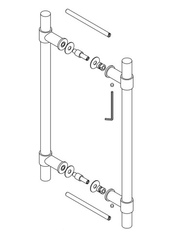Puxador PB400 em aço inoxidável – FORMANI