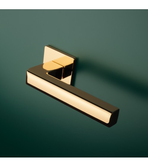 Puxador de porta dourado polido SALICE ferragens design