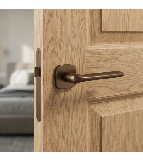 Puxador de porta bronze mate FLAT design