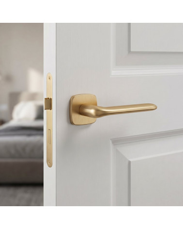 Puxador de porta cor ouro mate FLAT