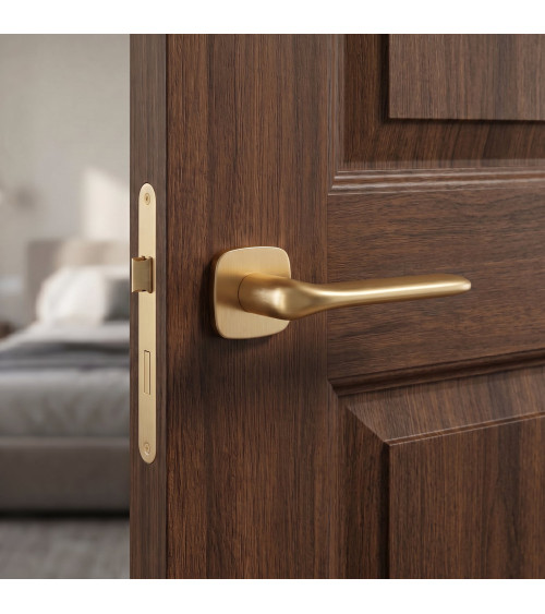 Puxador de porta ouro mate FLAT design