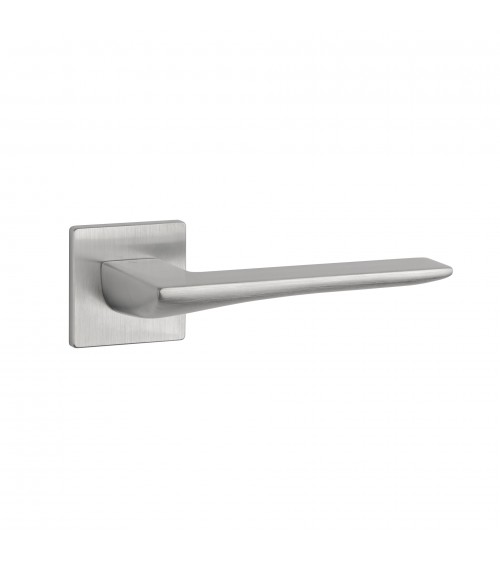 Puxador de porta cromado escovado IRIS design