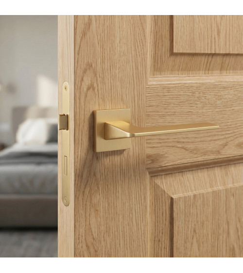 Puxador de porta dourado mate OMA puxador design