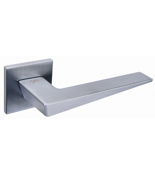 Puxador de porta cromado escovado VEGA - design
