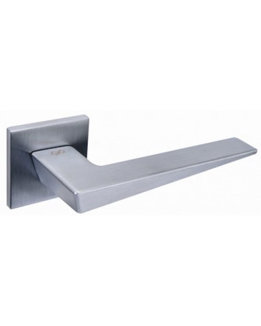 Puxador de porta cromado escovado VEGA - design