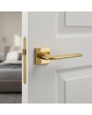Puxadores de porta ouro STINGER quadrados