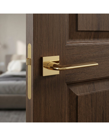 Puxadores de porta ouro STINGER quadrados