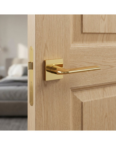 Puxadores de porta ouro STINGER quadrados