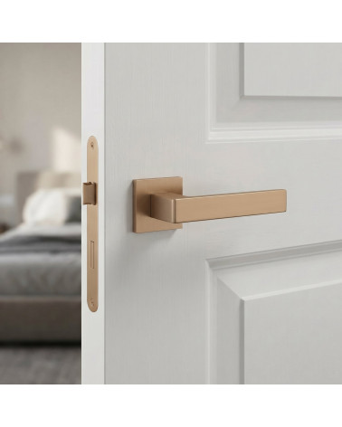 Puxador de porta castanho claro HIRA