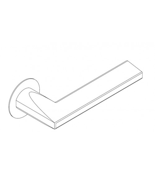 Roseta de 45mm para puxadores de porta VERUM - puxador design