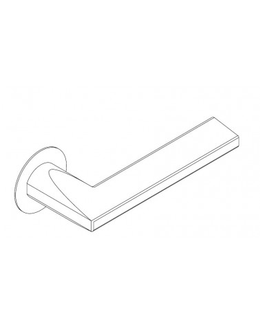 Roseta de 45mm para puxadores de porta VERUM - puxador design