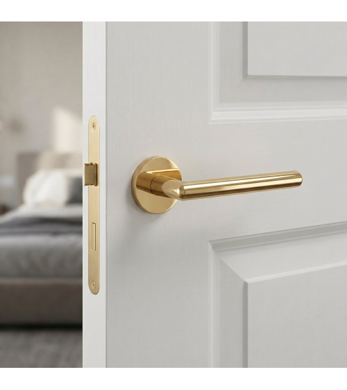 Puxador de porta dourado polido KALMIA puxador design