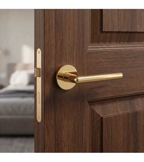 Puxador de porta dourado polido KALMIA puxador design