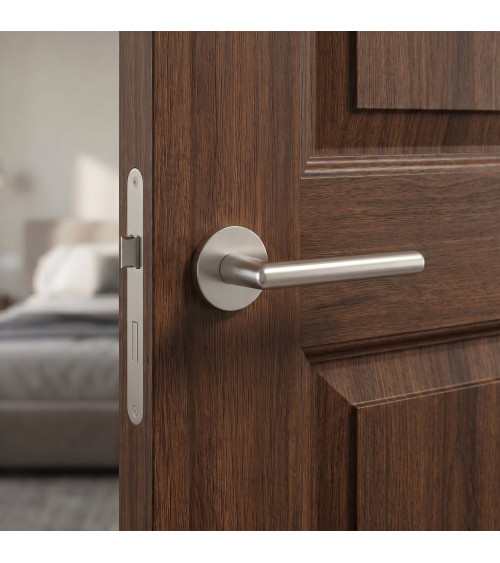 Puxador de porta níquel acetinado KALMIA puxador design