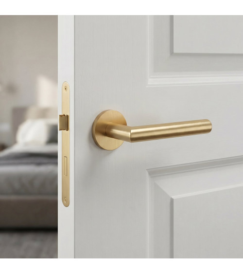 Puxador de porta cor dourado mate ARABIS puxador design