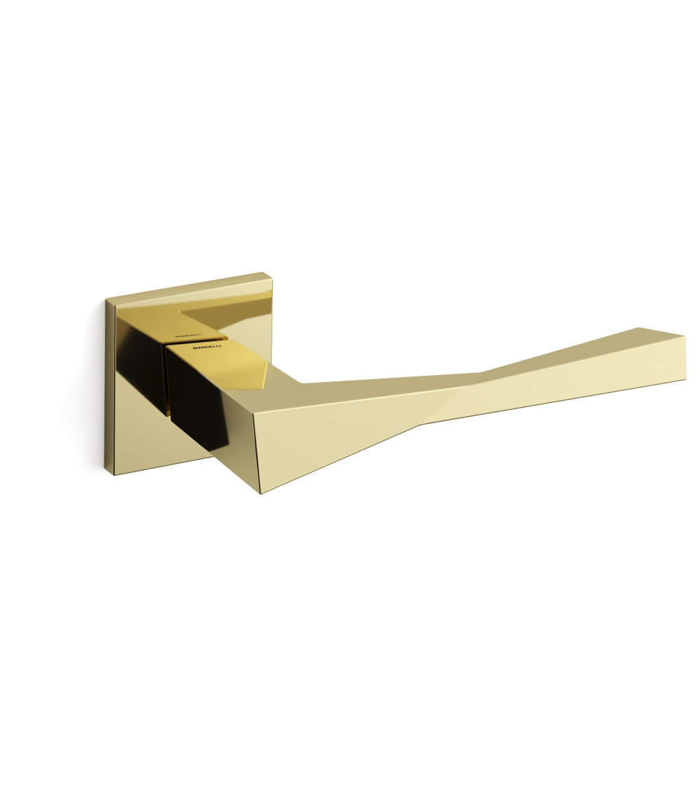Puxador de porta dourado polido Mandelli Twee puxador design