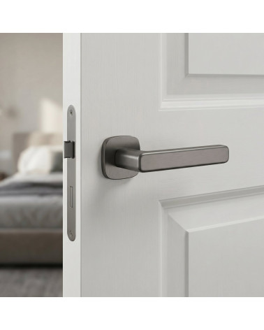 Puxador de Porta Grafite - Modelo IXIA