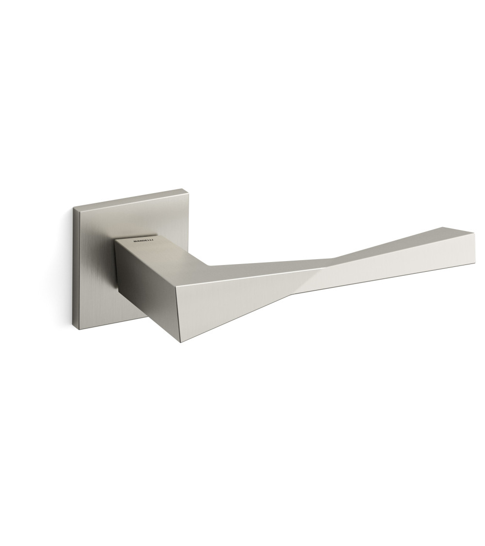 Puxador de porta níquel acetinado Mandelli Twee puxador design