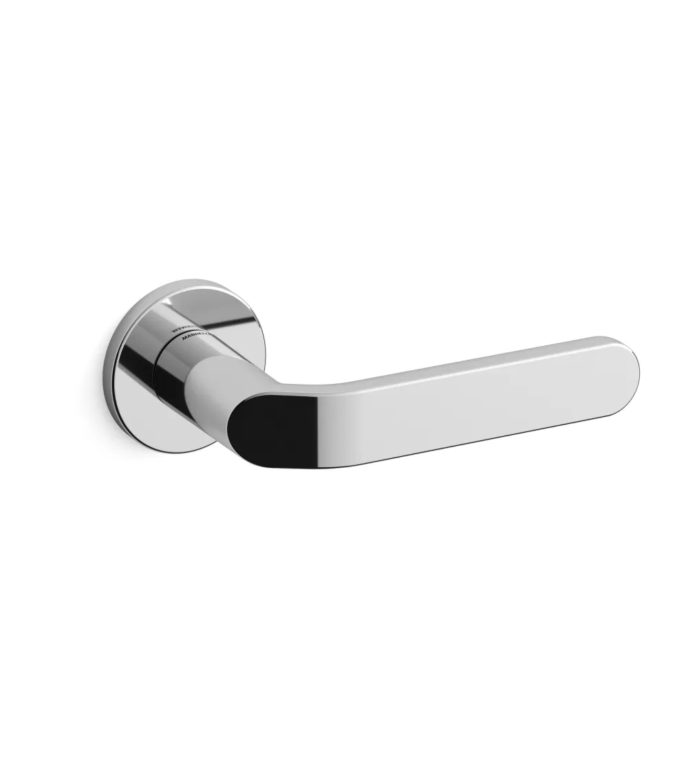 Puxador de porta cromado brilhante Mandelli Callas puxador design