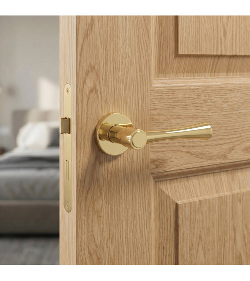 Puxador de porta ouro polido Madlen puxador design