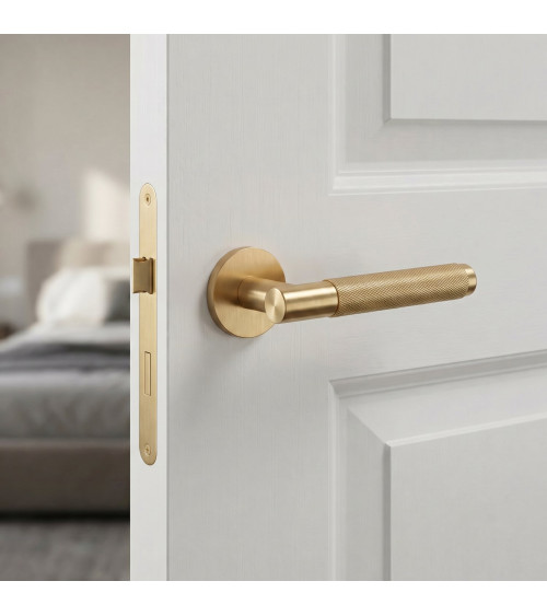 Puxador de porta ouro mate OVAL 1741 puxador design