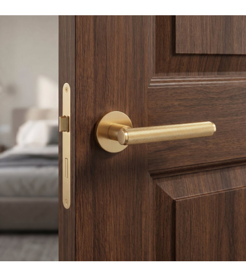Puxador de porta ouro mate KERRIA design