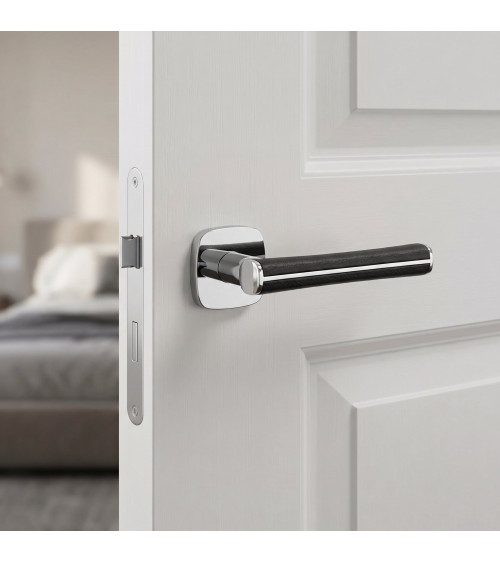 Puxador de porta cromado brilhante DAVIDIA design