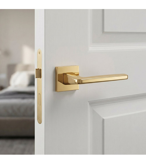 Puxador de porta dourado polido ERBA puxador design