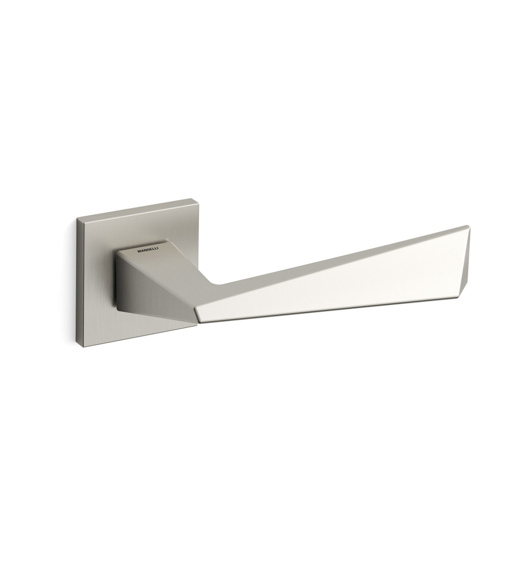 Puxador de porta níquel acetinado Mandelli Piramid puxador design