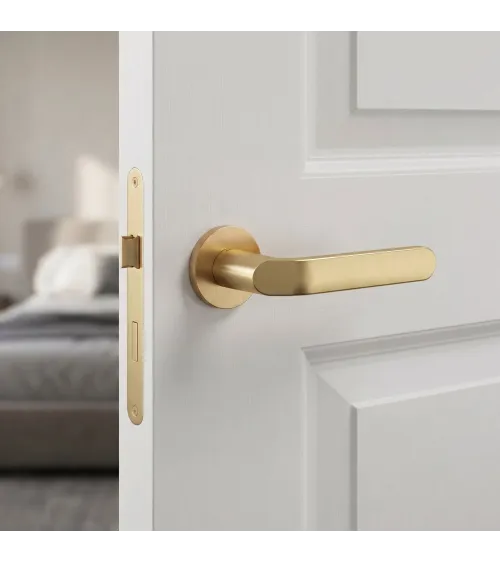 Puxador de porta ouro mate Mandelli Callas puxador design