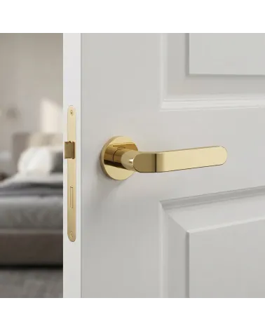 Puxadores de porta em latão Mandelli Callas 100% italiano