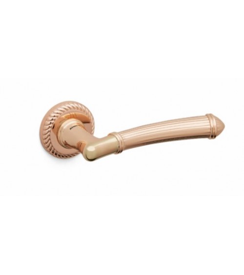 Puxador de porta ouro rosa Mandelli Aurora puxador design