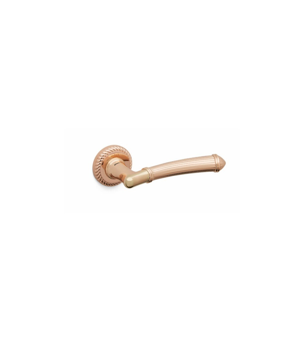 Puxador de porta ouro rosa Mandelli Aurora puxador design