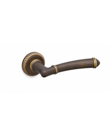 Puxador de porta bronze esculpido Mandelli Aurora puxador design