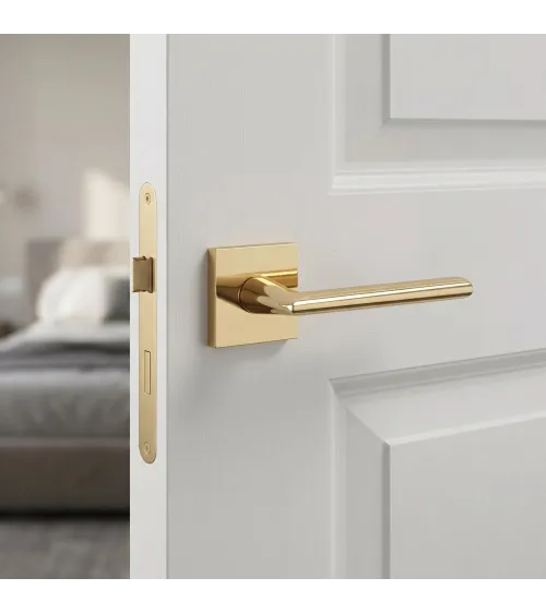 Puxador de porta dourado polido PRIMULA puxador design
