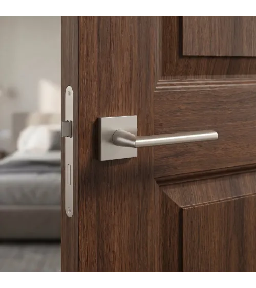 Puxador de porta níquel acetinado PRIMULA puxador design