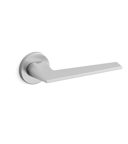 Puxador de porta cromado acetinado Mandelli Aries puxador design