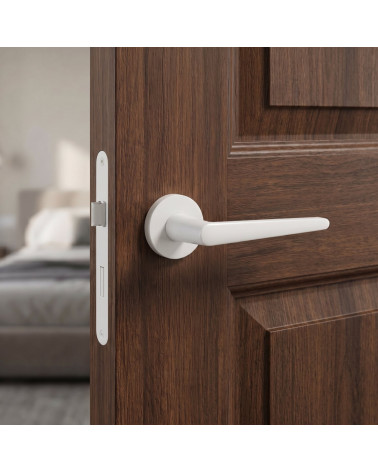 Puxadores de porta brancos Arrow
