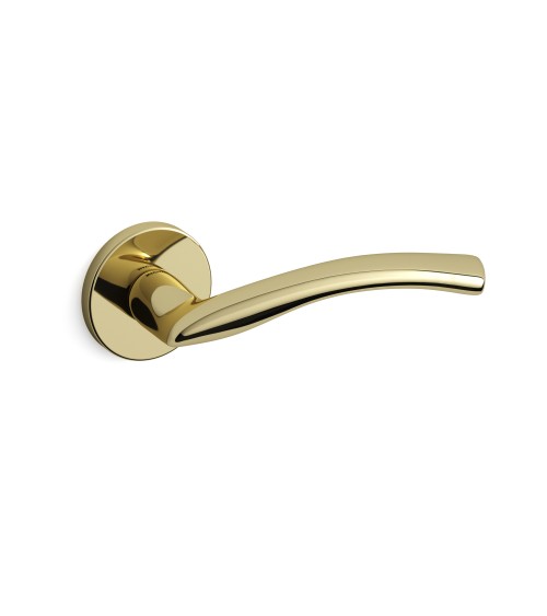 Puxador de porta dourado polido Mandelli Zoom puxador design