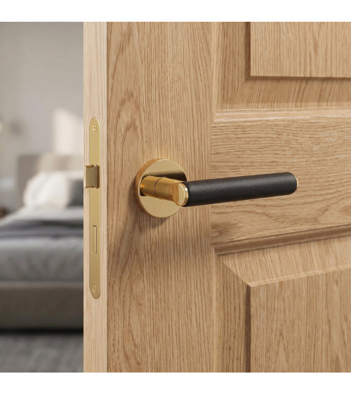 Puxador de porta dourado brilhante EGERIA design