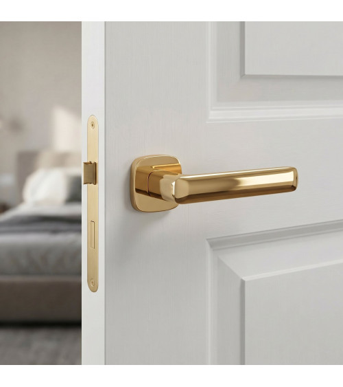 Puxador de porta ouro polido STELLA ferragens design